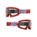 XGROM CLEAR YOUTH GOGGLE RED WHITE & METALLIC BLUE