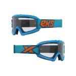 XGROM CLEAR YOUTH GOGGLE CYAN & FLO ORANGE
