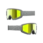 GOX FLAT-OUT MIRROR GOGGLE GREY – GOLD MIRROR LENS