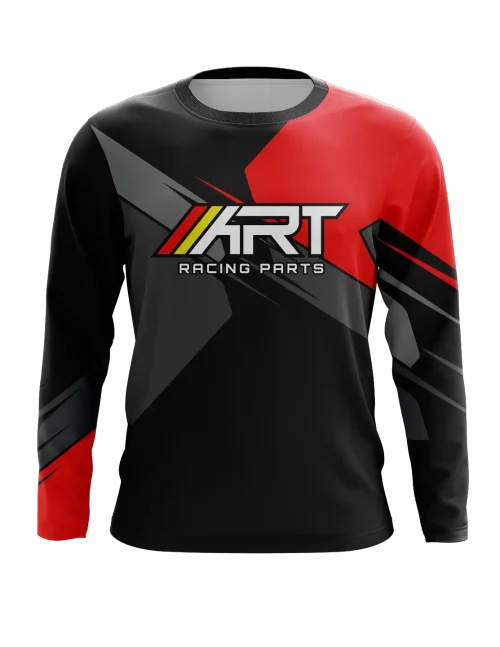Art Jersey - Red-Grey