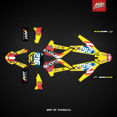 Art 4 - Country Flag - Graphics Kit - Cobra CX50 / CX65