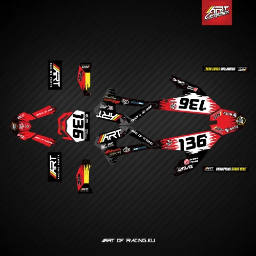 Art 2 - Graphics Kit - Cobra CX50 / CX65