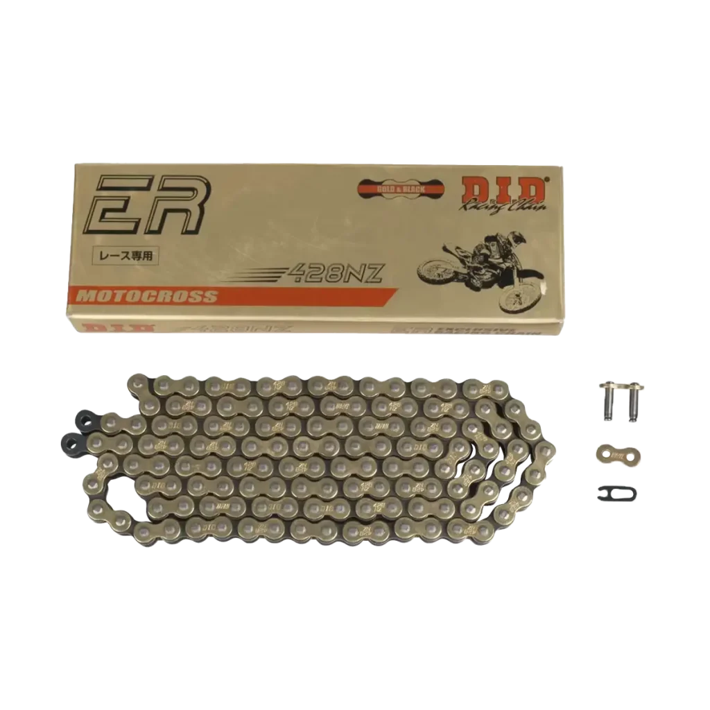 DID 428NZ SDH gold black, 428 chain 136 links, DID chai